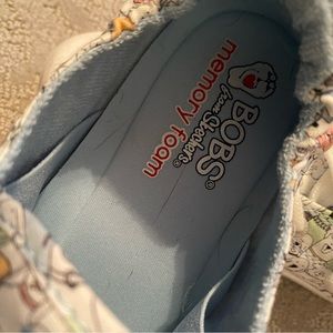 Women’s Bobs by Sketchers, slip on, Size 9.5 M Dog print.